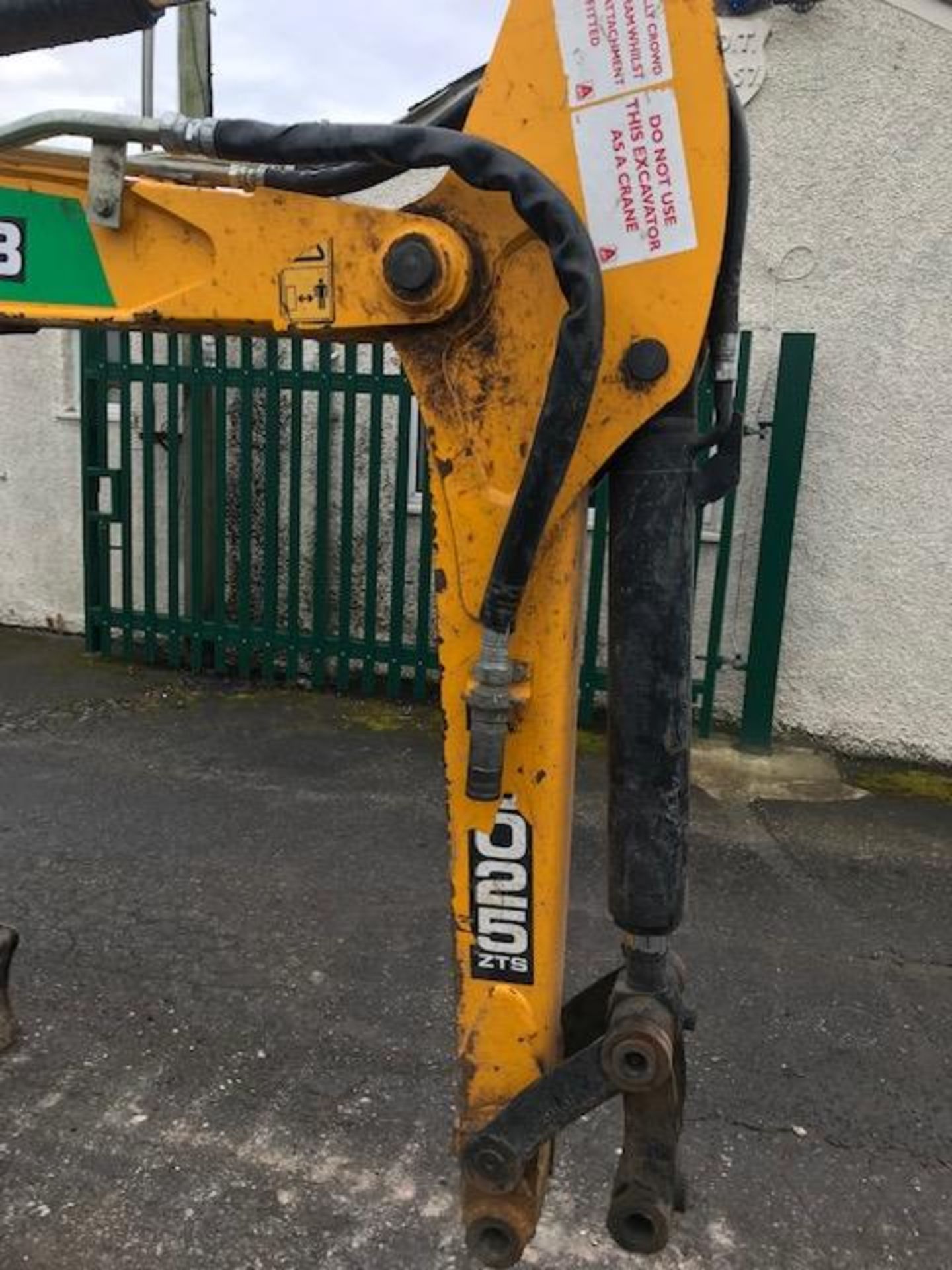 JCB 8025 ZTS 2.6 tonne rubber tracked zero tail swing mini excavator  Year: 2015 S/N: 2226815 - Bild 5 aus 18