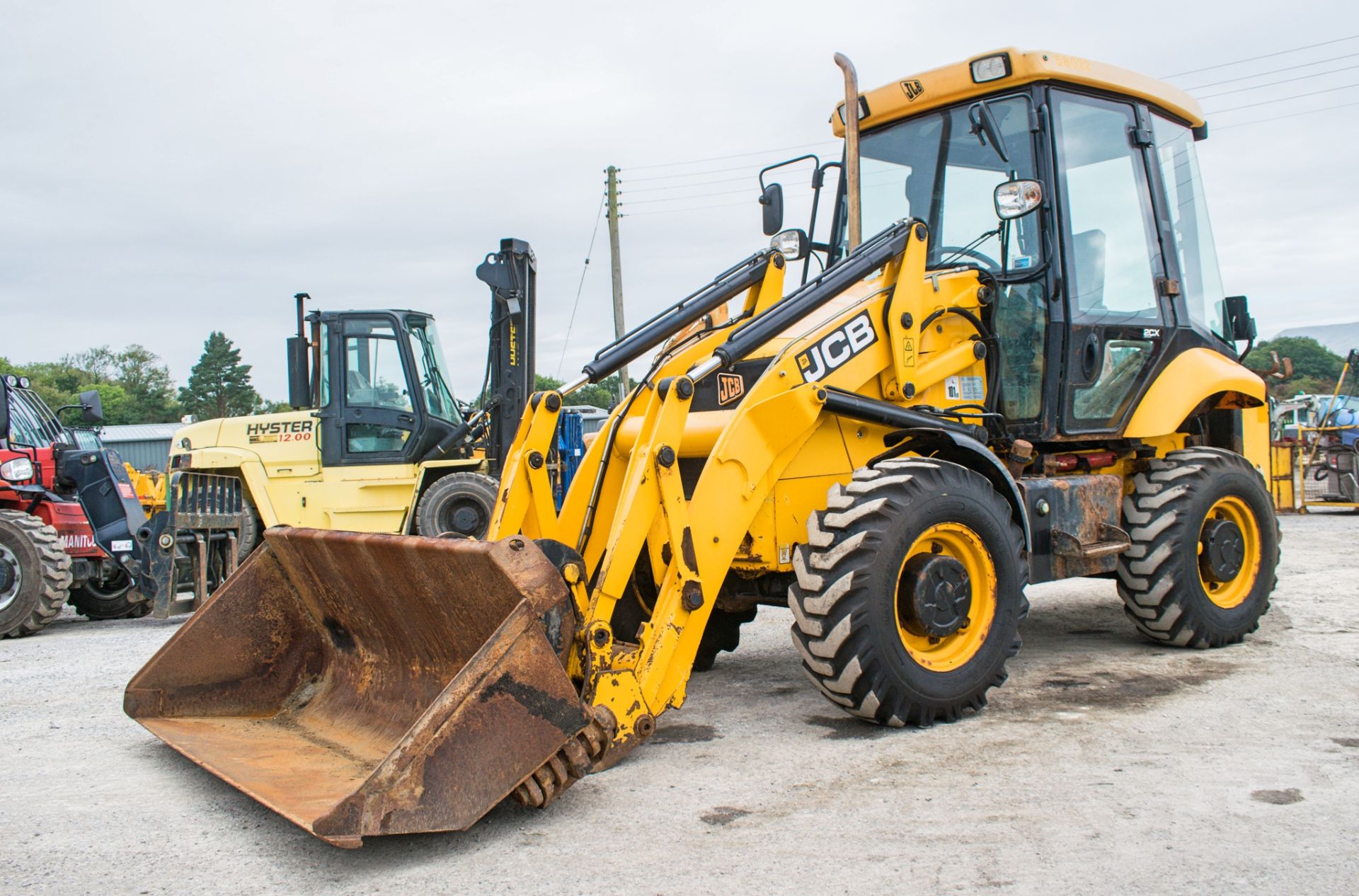 JCB 2CX Airmaster loading shovel Year: 2013 S/N: 1709275 Recorded Hours: 2907