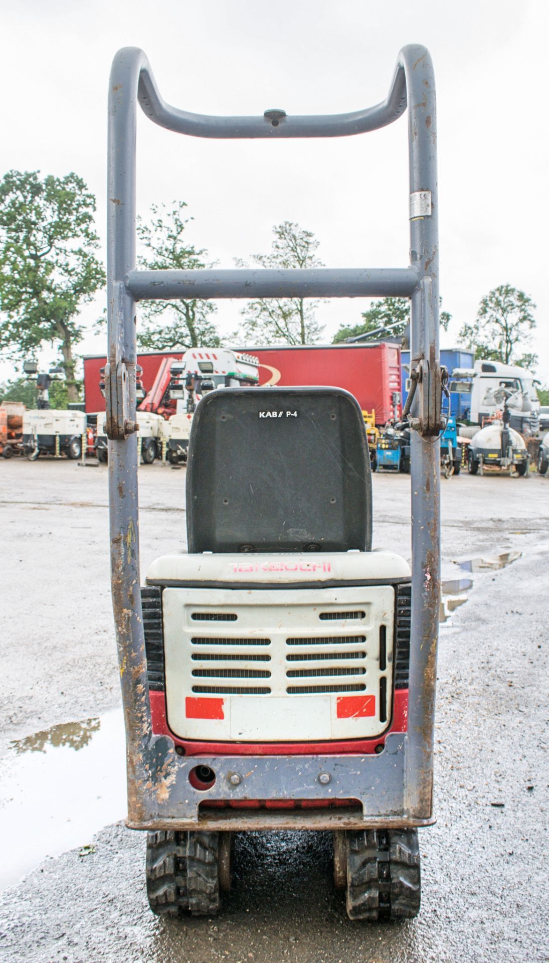 Takeuchi TB108 0.8 tonne rubber tracked micro excavator Year: 2003 S/N: 10810661 Recorded Hours: - Image 6 of 12