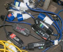 5 240 volt RCD leads
