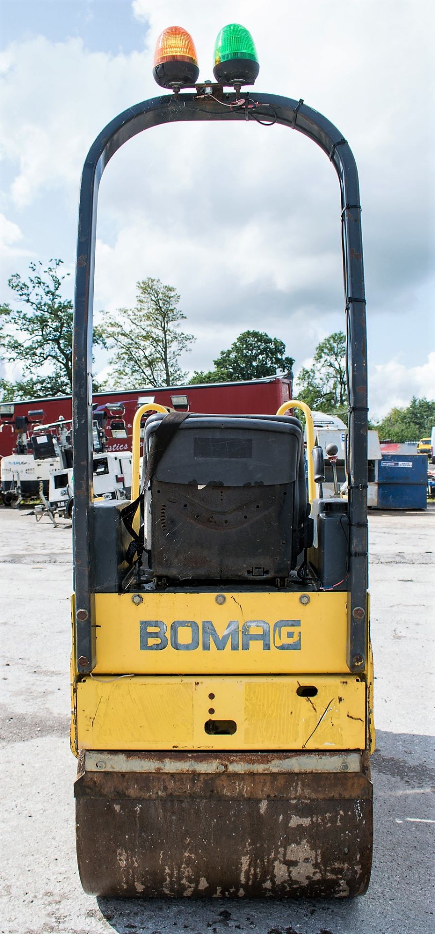 Bomag BW80 ADH-2 double drum ride on roller S/N: 424979 Recorded Hours: 1213 1345 - Image 6 of 10