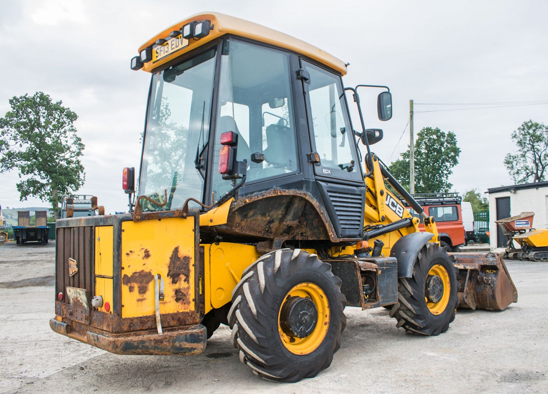 JCB 2CX Airmaster loading shovel Year: 2013 S/N: 1709275 Recorded Hours: 2907 - Image 4 of 17