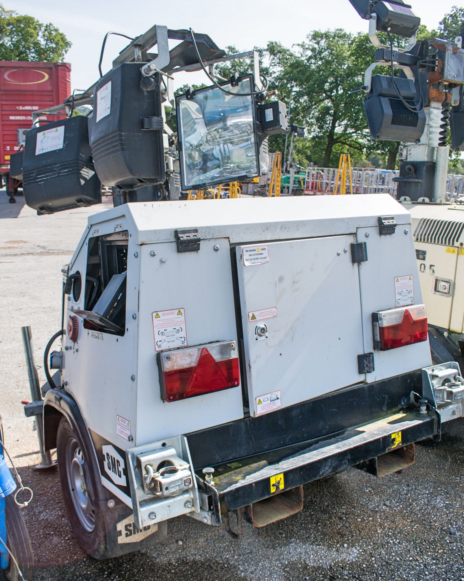SMC TL-90 diesel driven mobile lighting tower Year: 2014 S/N: 1410981  A662876 ** Control panel - Image 2 of 4