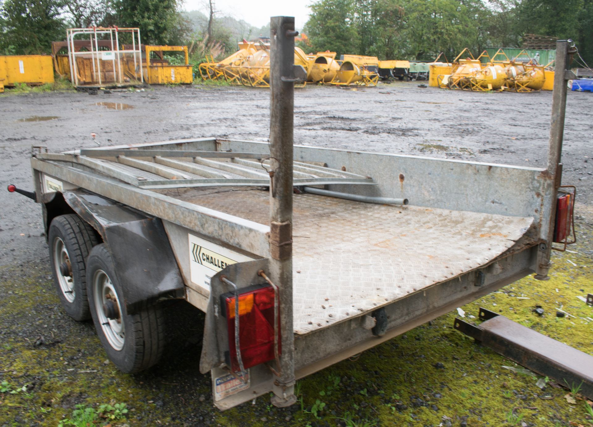 INDESPENSION 10' X 5' tandem axle plant trailer 22130100 *tailboard removed* - Image 2 of 2