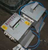 2 - 240 volt RCD distribution boxes