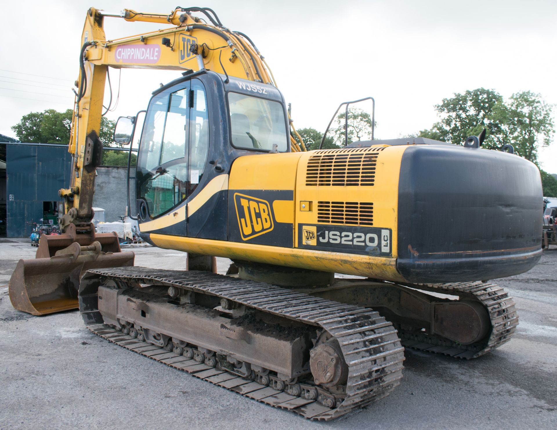 JCB JS220 LC 22 tonne steel tracked excavator Year: 2008 S/N: 81611097 Recorded hours: 7160 Complete - Image 3 of 18