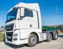 MAN TGX 26.480 Euro VI 6 x 2 tractor unit Registration Number: RF16 XUH Date of 1st Registration: