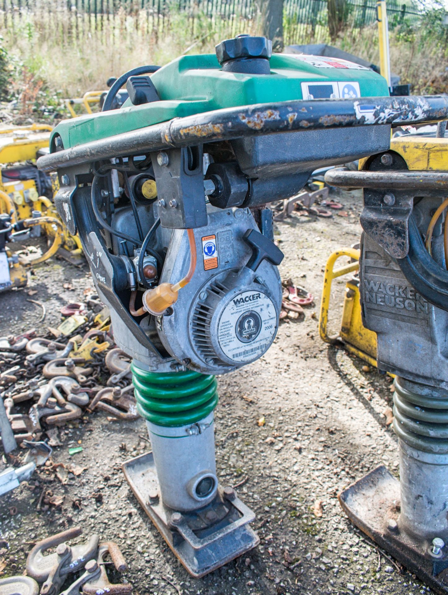 WACKER petrol driven trench compactor