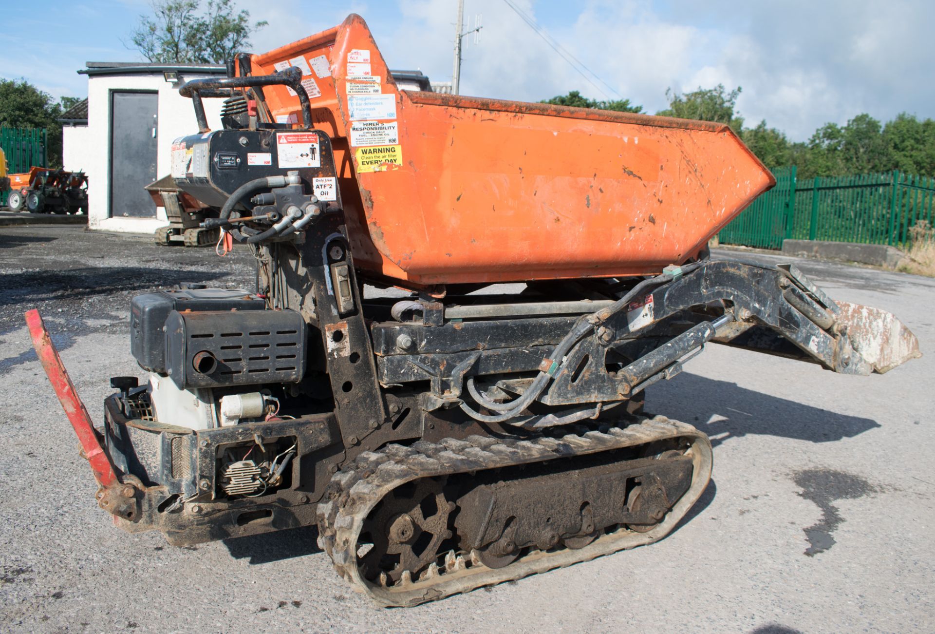 CORMIDI C10.80 DHT diesel driven walk behind self loading high tip rubber tracked dumper Year: - Image 4 of 5