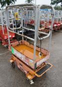 Pop-up battery electric push along scissor lift 08FT0223