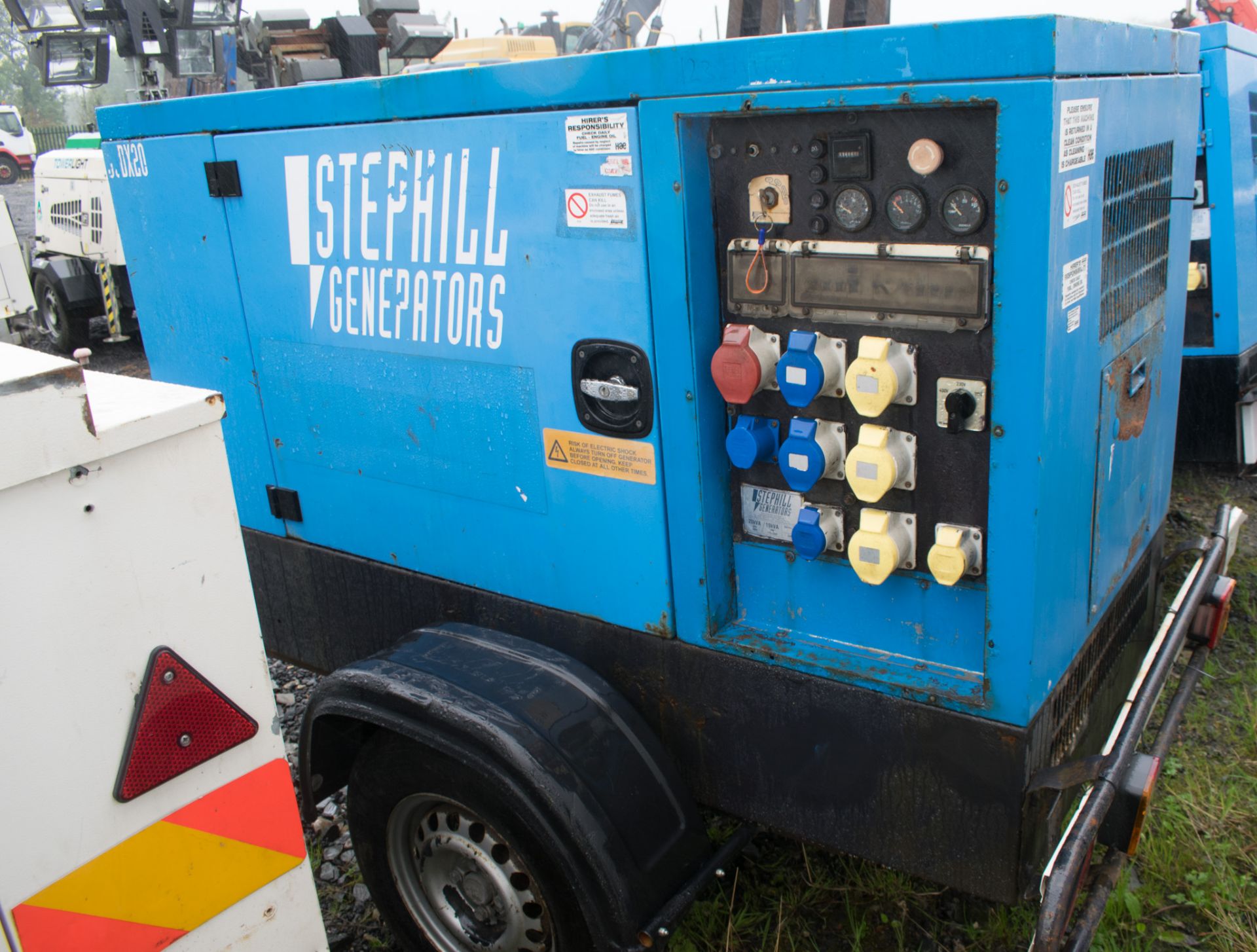 STEPHILL SSDX 20 20 Kva diesel driven fast tow generator Recorded hours: 13,414 - Bild 2 aus 4