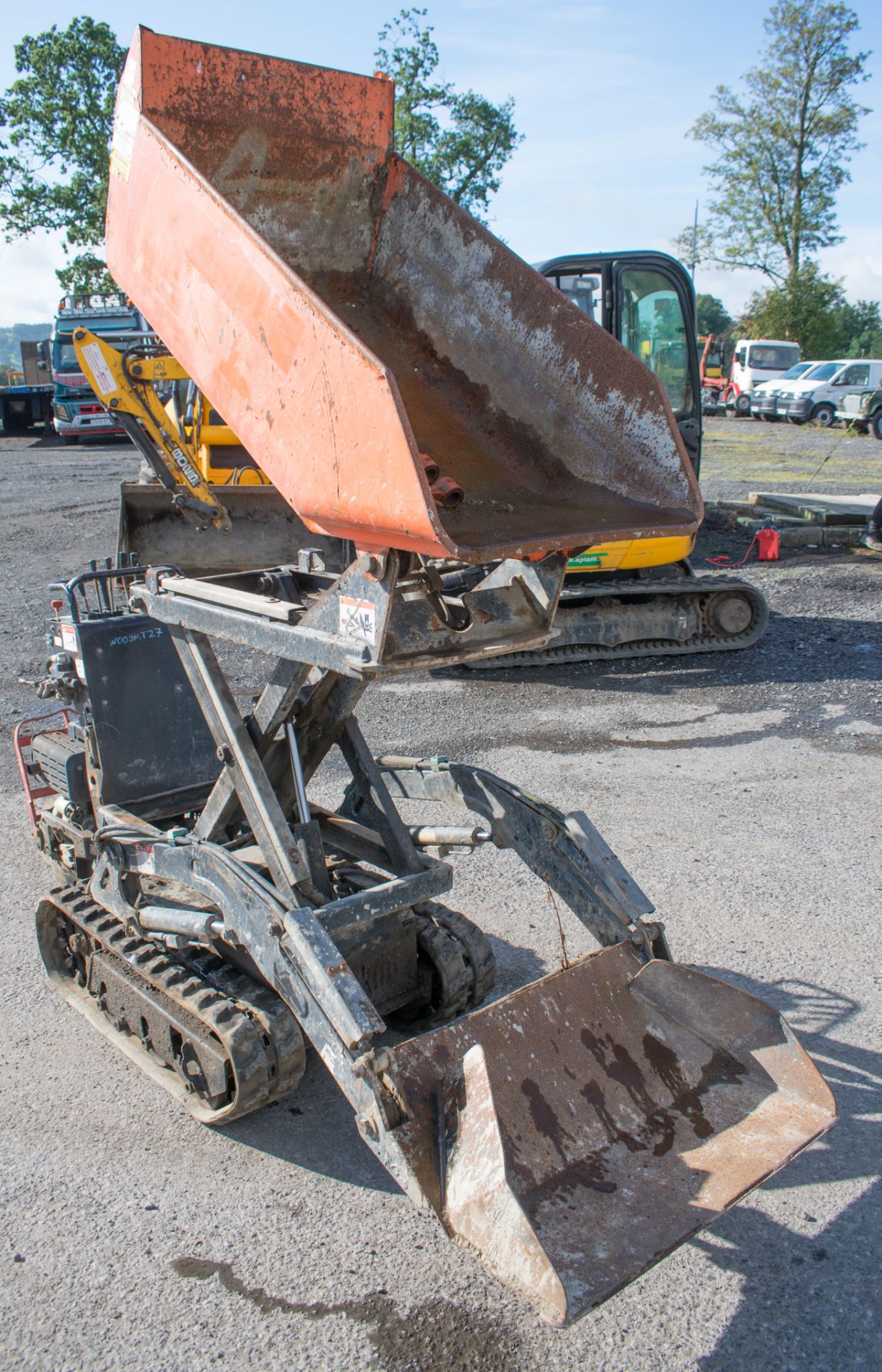 CORMIDI C10.80 DHT diesel driven walk behind self loading high tip rubber tracked dumper Year: