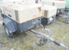 INGERSOLL RAND 7/41 diesel driven mobile air compressor Year: 2007 S/N: 424343 Recorded hours: 2066