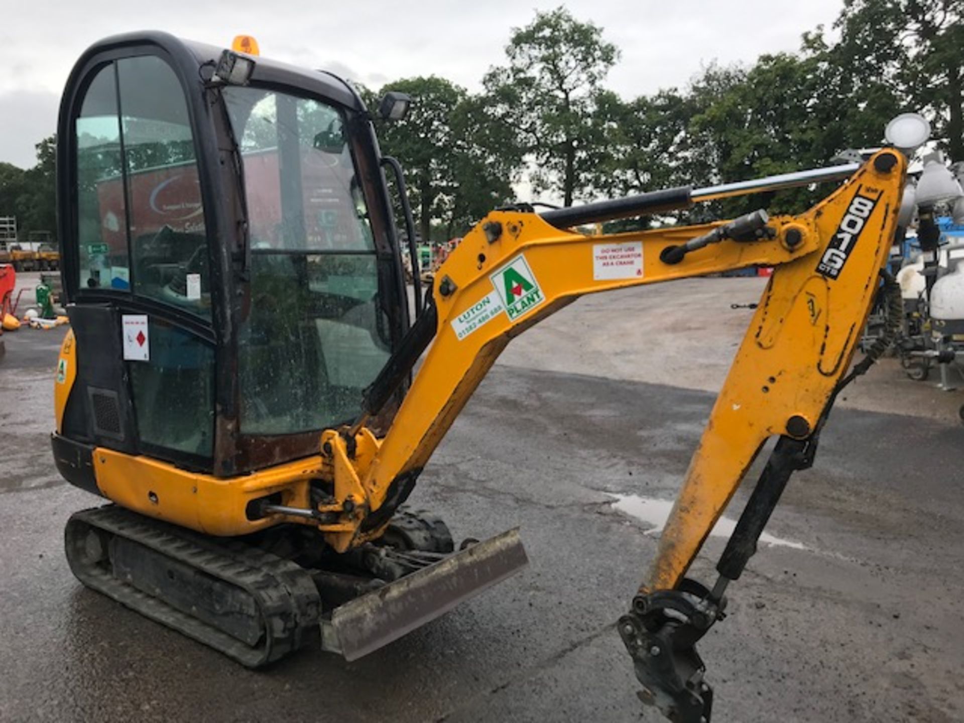 JCB 8016 1.5 tonne rubber tracked mini excavator  Year: 2013 S/N: 2071351 Recorded Hours: 1480 c/w - Image 4 of 18