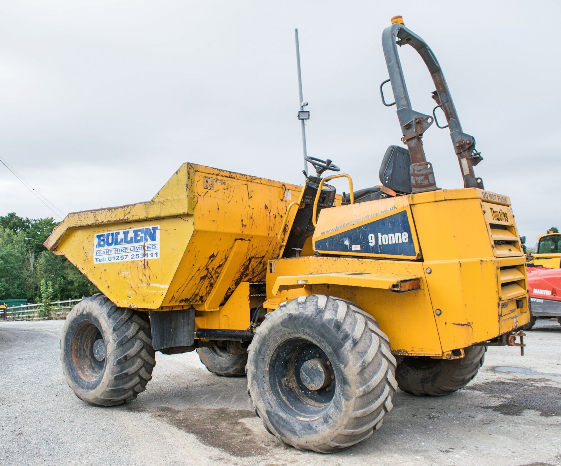 Thwaites 9 tonne straight skip dumper Year: 2008 S/N: 6B6207 Recorded hours: 2470 - Image 3 of 15