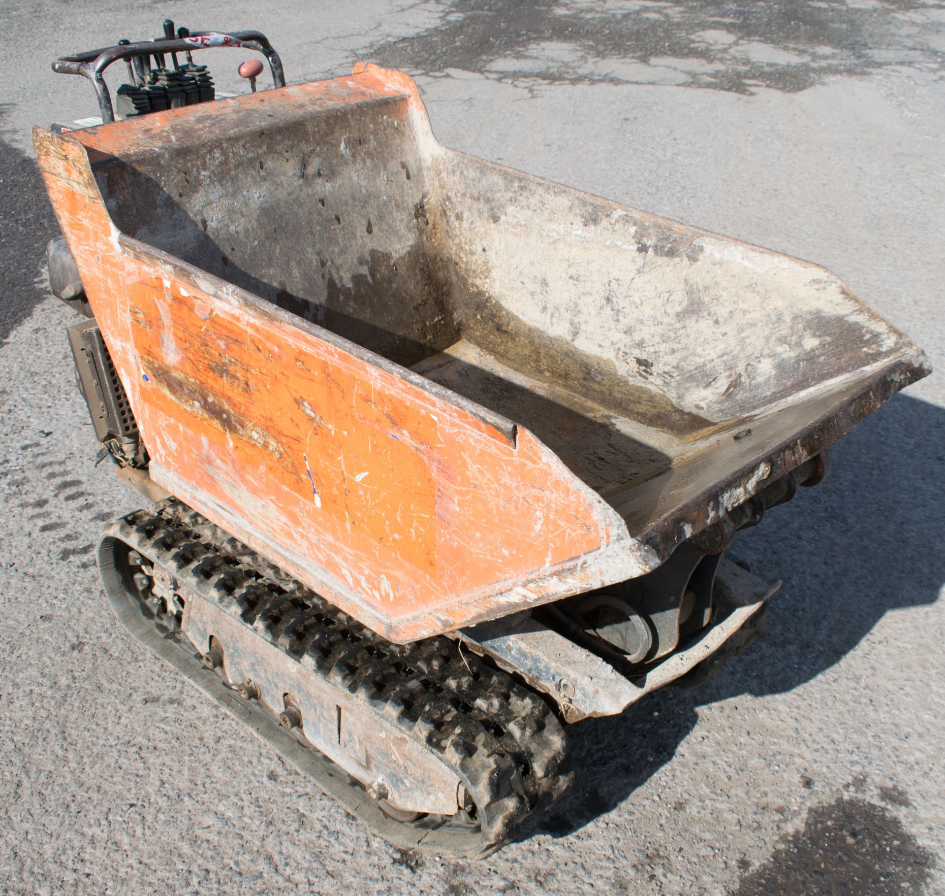 CORMIDI C6.50 TWHTD diesel driven walk behind high tip rubber tracked dumper Year: 2007 S/N: - Image 3 of 4