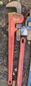 RIDGID 36' adjustable pipe wrench