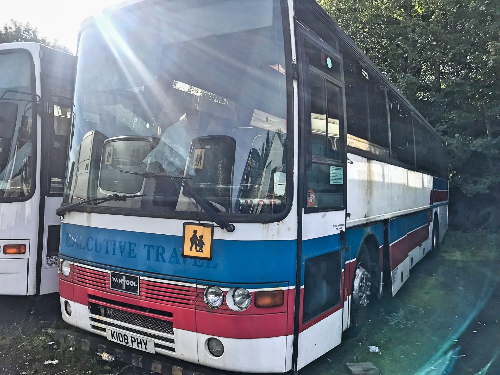 Volvo B10M Vanhool 49 seat coach Registration Number: K108 PHY Date of Registration: 09/05/1993