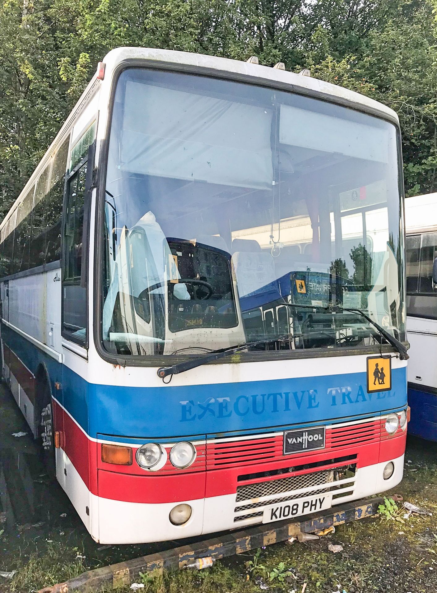 Volvo B10M Vanhool 49 seat coach Registration Number: K108 PHY Date of Registration: 09/05/1993 - Image 2 of 12