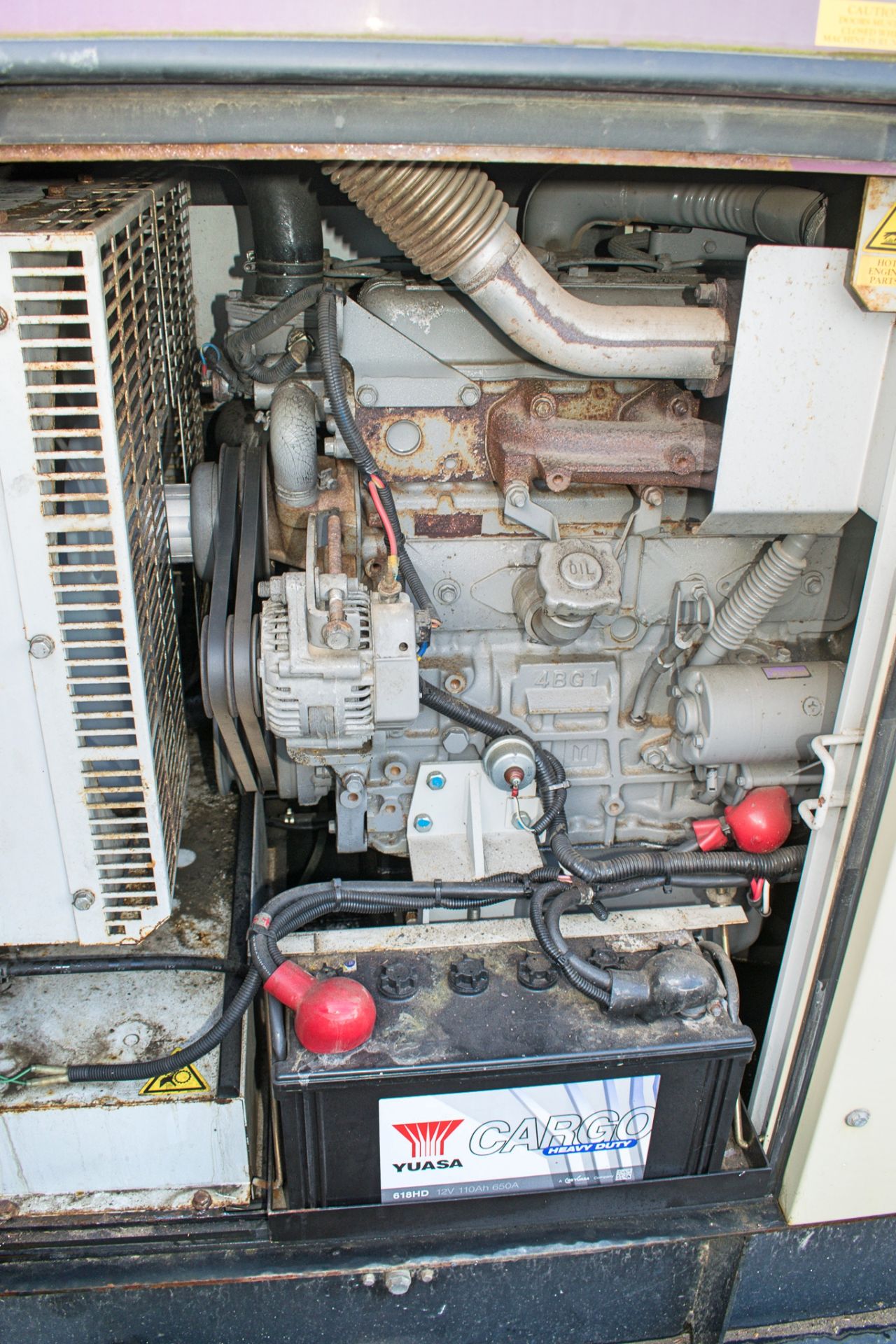 Denyo DCA-60ES 50 kva diesel driven generator Year: 2011 S/N: 3853953 Recorded Hours: 19,506 - Image 7 of 8