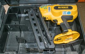 Dewalt 18v cordless nail gun c/w carry case ** No battery or charger **