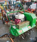 Bannerman BA-4ET petrol driven lawn aerator