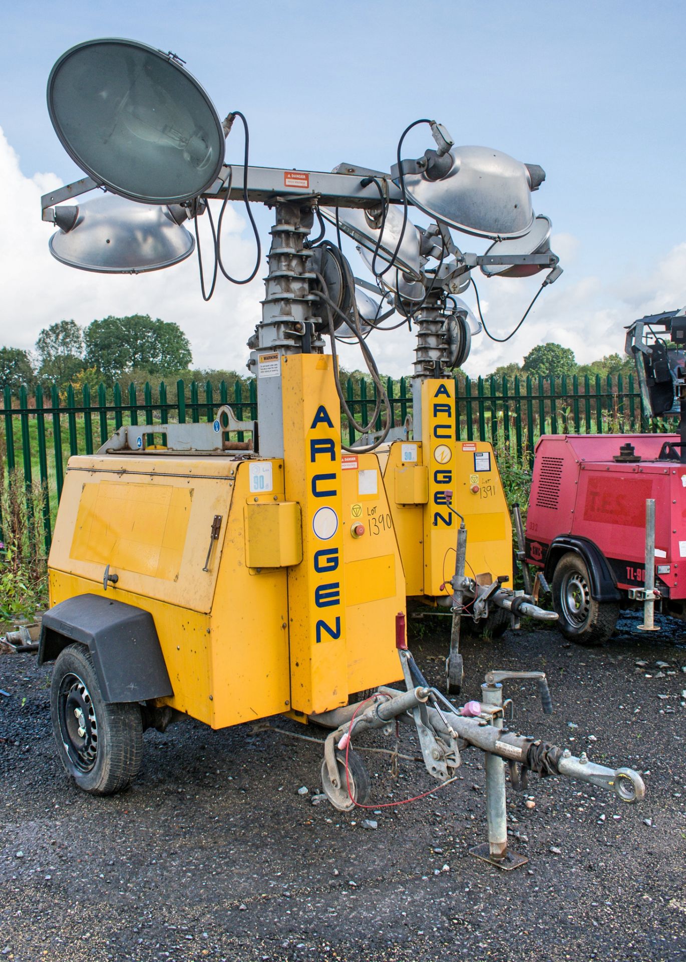 Arcgen diesel driven mobile lighting tower 2456 - Image 2 of 8