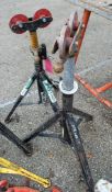 2 - pipe roller stands