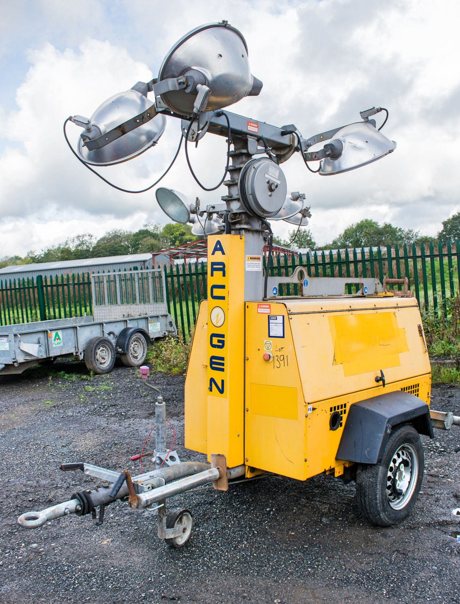 Arcgen diesel driven mobile lighting tower 2478