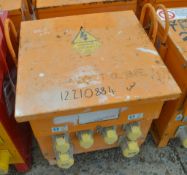 3 phase 400 volt to 110 volt site transformer