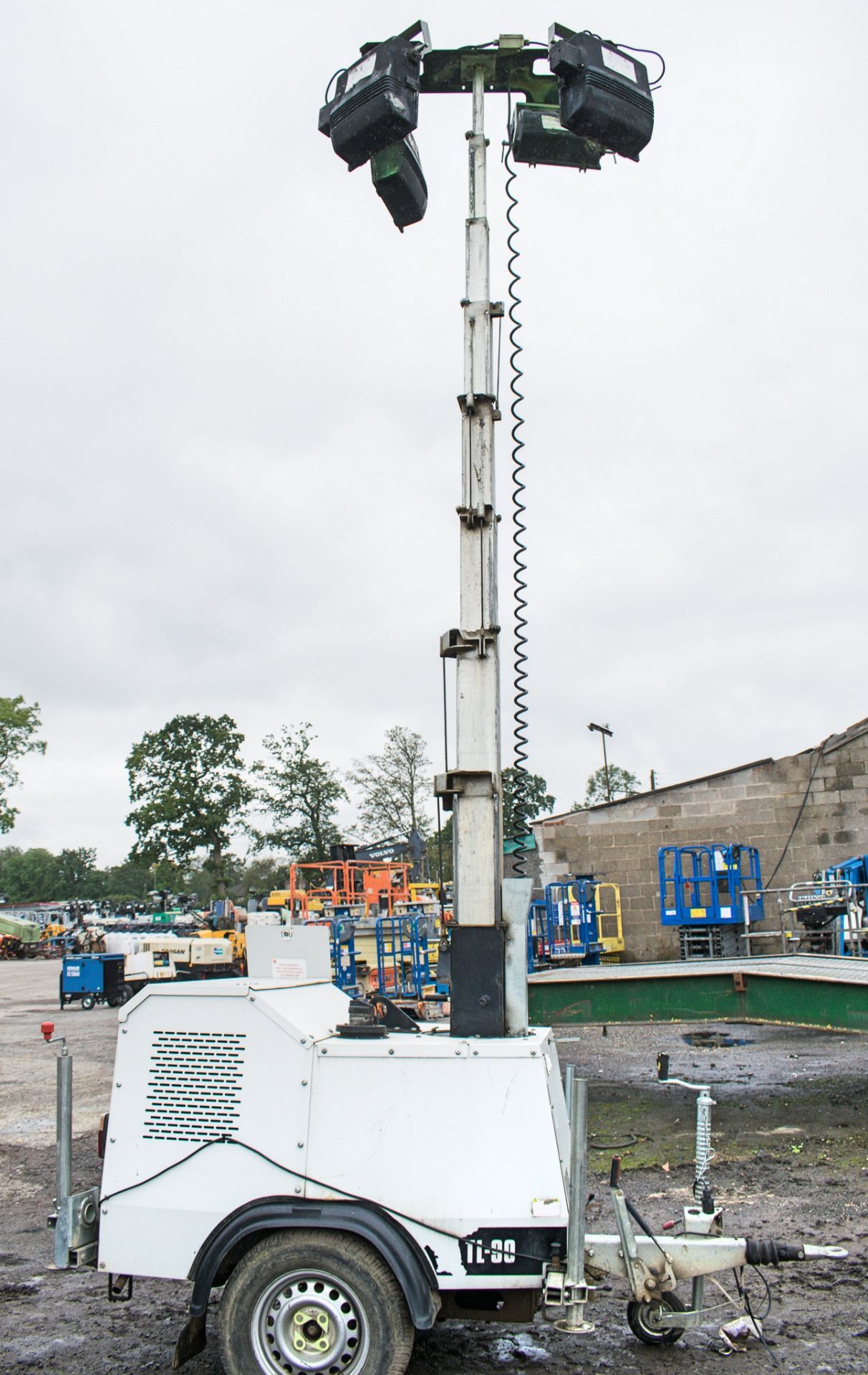 SMC TL-90 diesel driven mobile lighting tower Year: 2012 S/N: 1210029 Recorded Hours: 2887 R380231 - Image 6 of 8