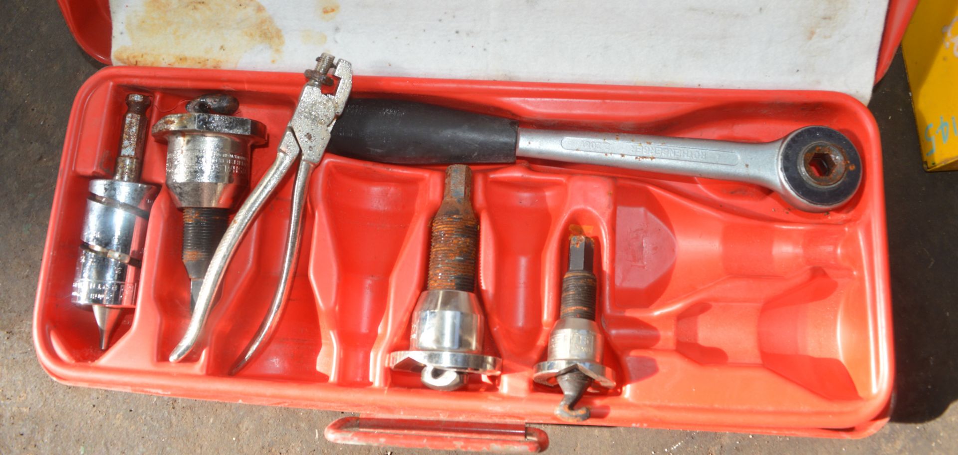 ROTHENBERGER pipe twisting kit Complete with carry case