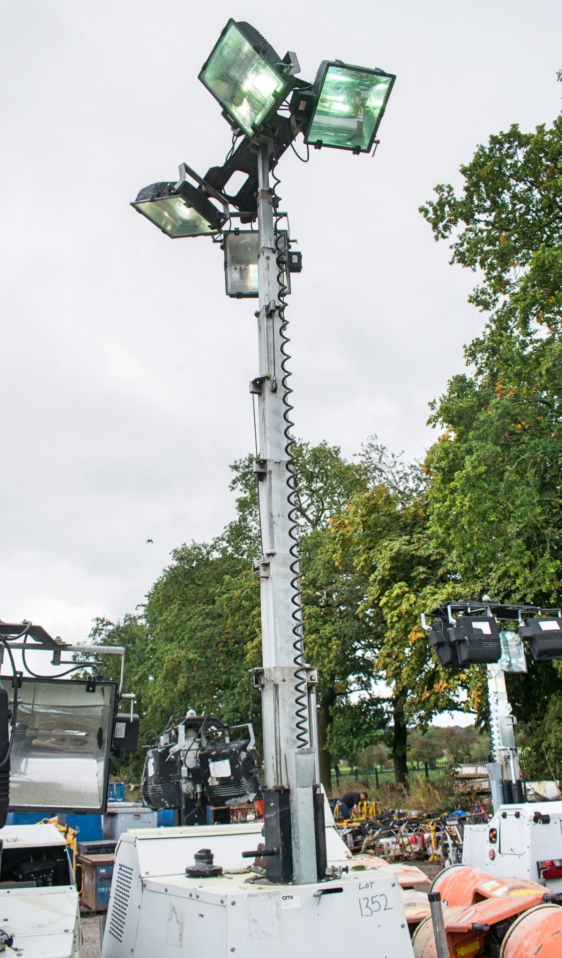 SMC TL-90 diesel driven mobile lighting tower Year: 2012 S/N: 129542 Recorded Hours: 4176 A593318 - Image 4 of 4