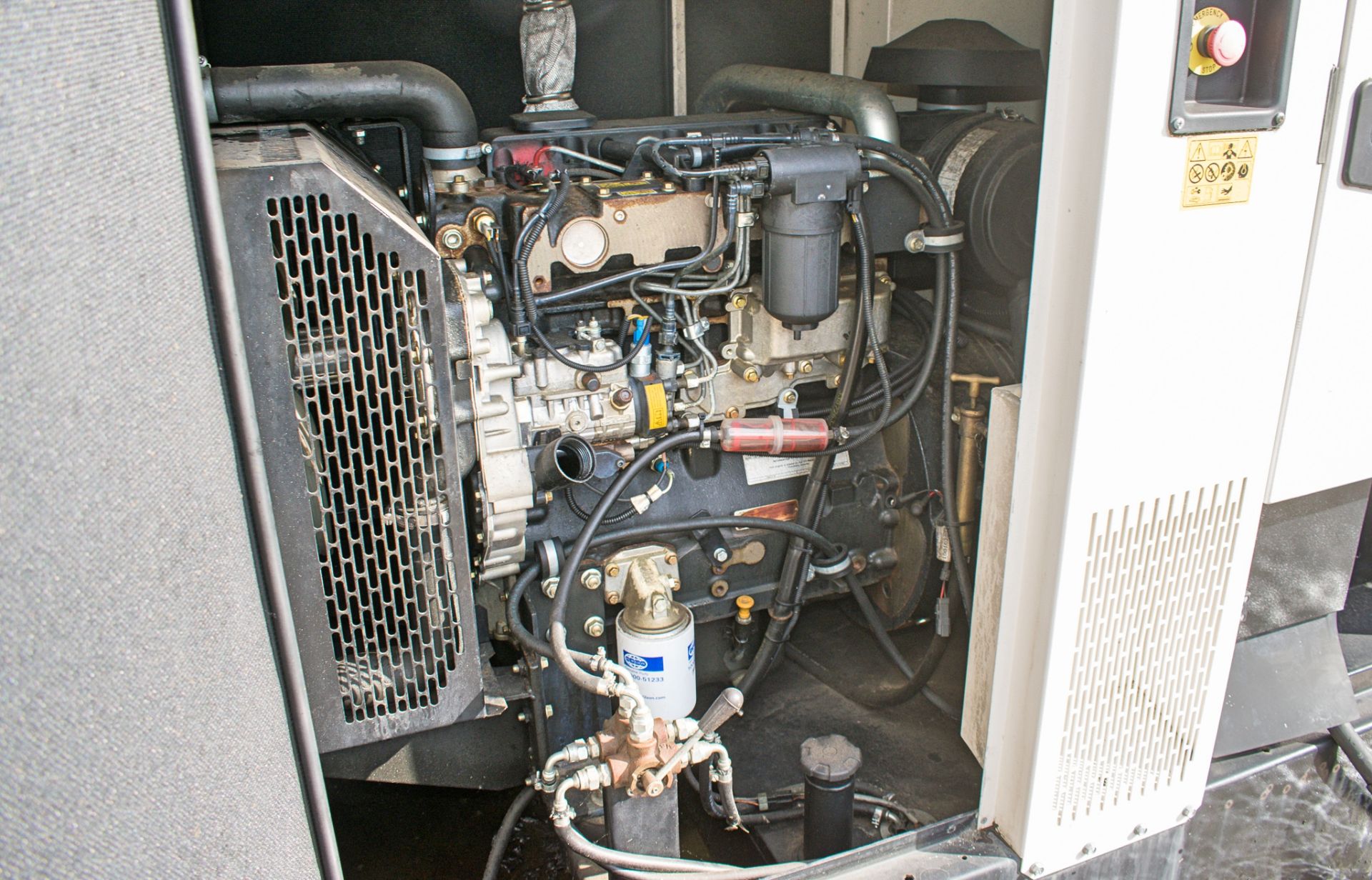 Bruno GX72 PE 60 kva diesel driven generator S/N: 1438175 5111867 ** Control panel missing ** - Image 6 of 7