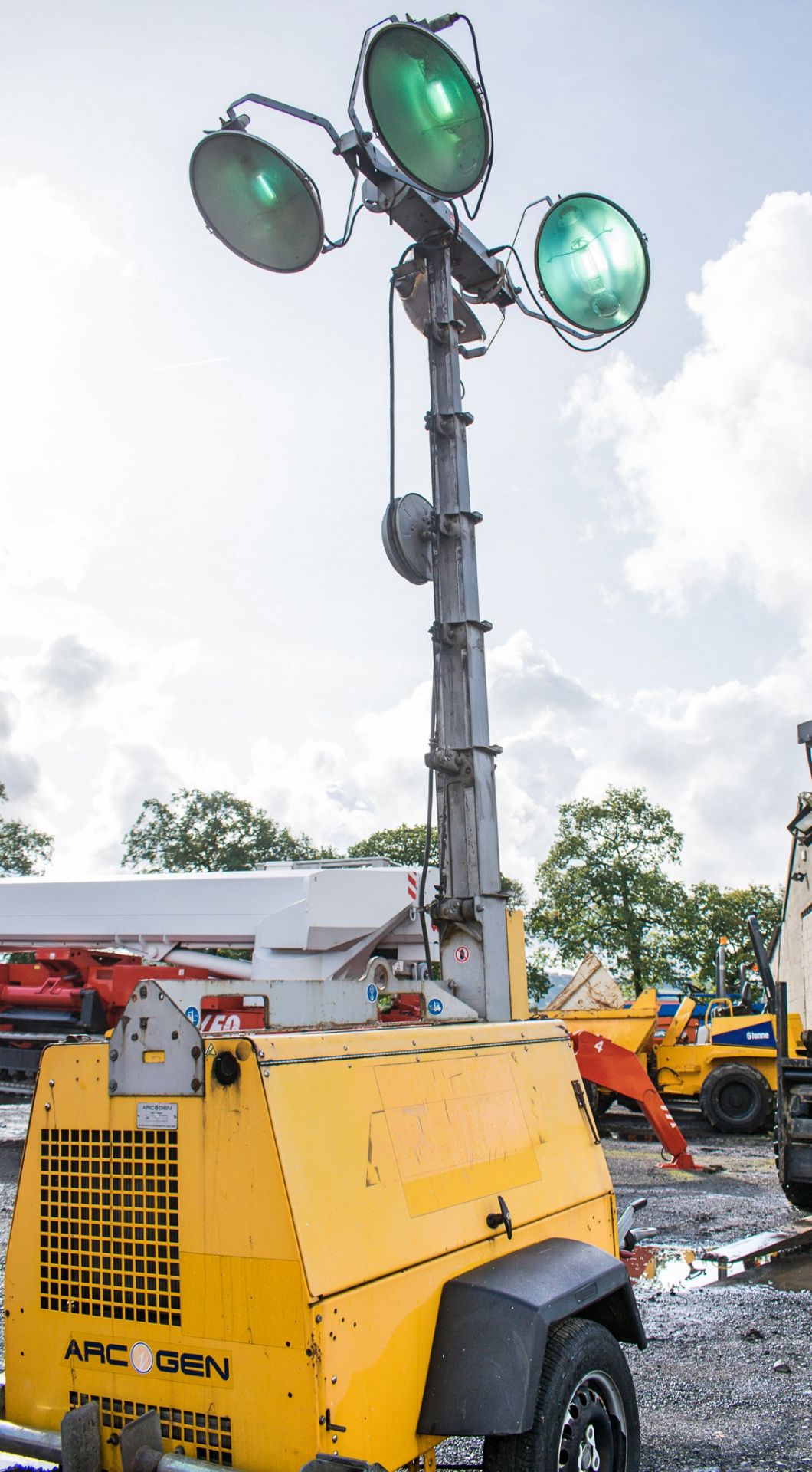 Arcgen diesel driven mobile lighting tower 2478 - Image 6 of 8