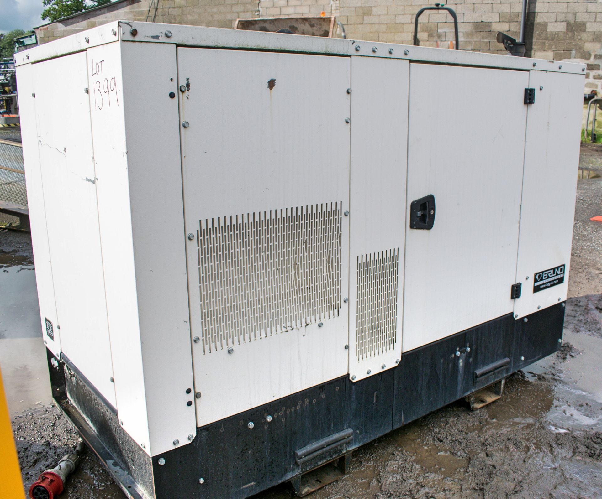 Bruno GX72 PE 60 kva diesel driven generator S/N: 1438175 5111867 ** Control panel missing ** - Image 4 of 7