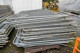 Pallet of Heras fencing as photographed