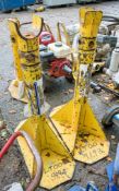 Pair of 8 tonne reel stands