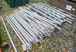 Quantity of aluminium scaffold tower components as photographed