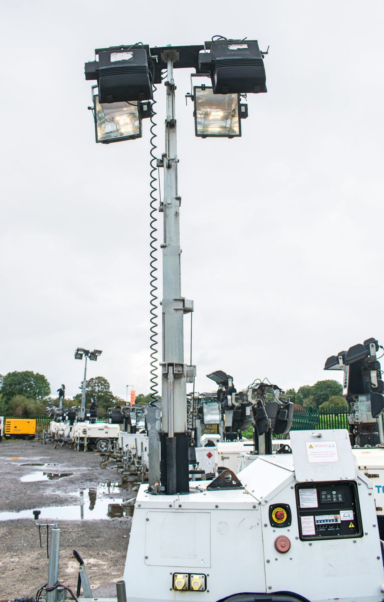 SMC TL-90 diesel driven mobile lighting tower Year: 2012 S/N: 1210023 Recorded Hours: 2808 R380211 - Image 6 of 8