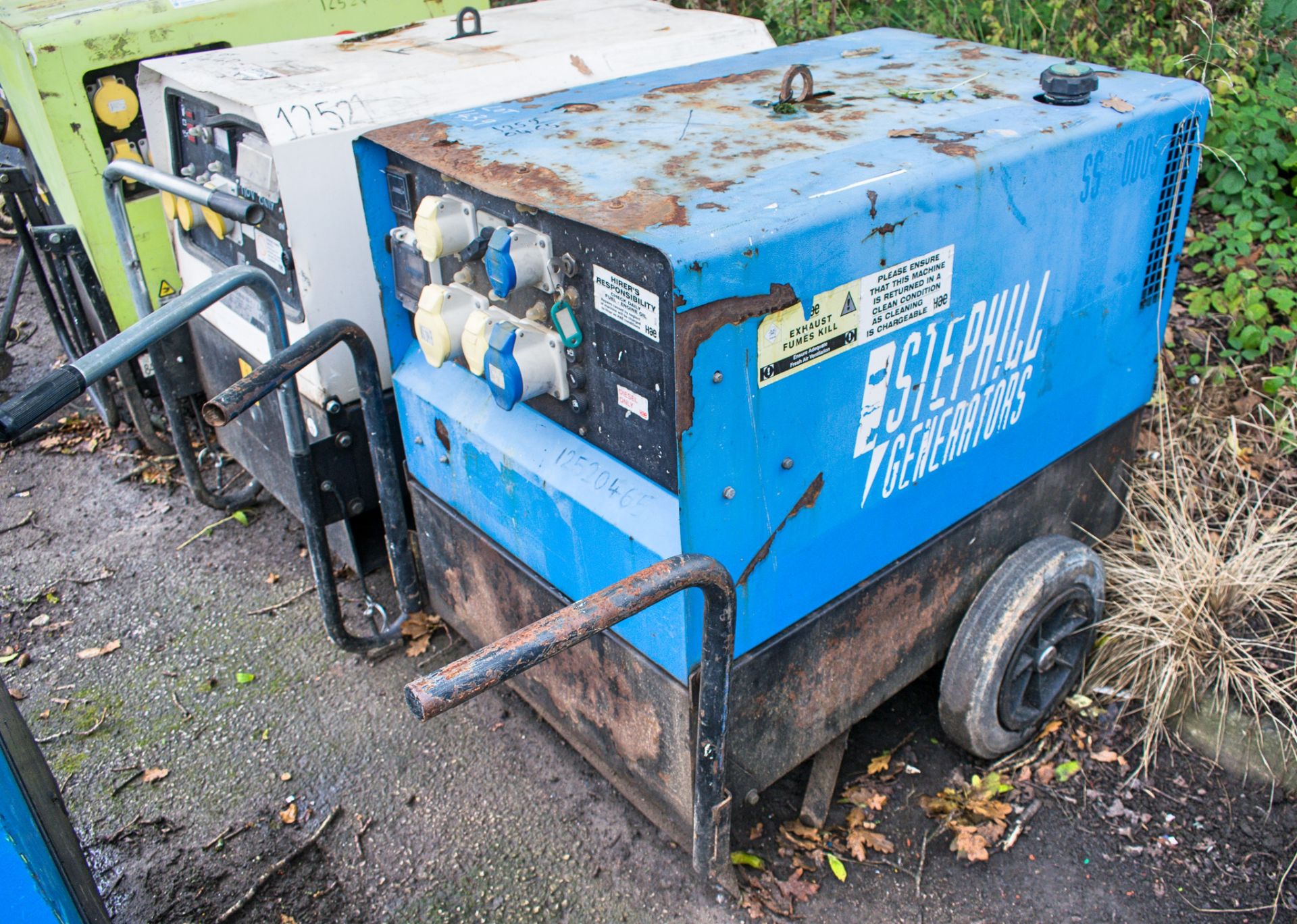 Stephill SSD6000S 6 kva diesel driven generator Recorded Hours: 2896
