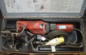 RIDGID 550-1 110 volt pipe saw Complete with carry case