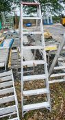 8 tread aluminium step ladder