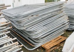 Pallet of Heras fencing as photographed