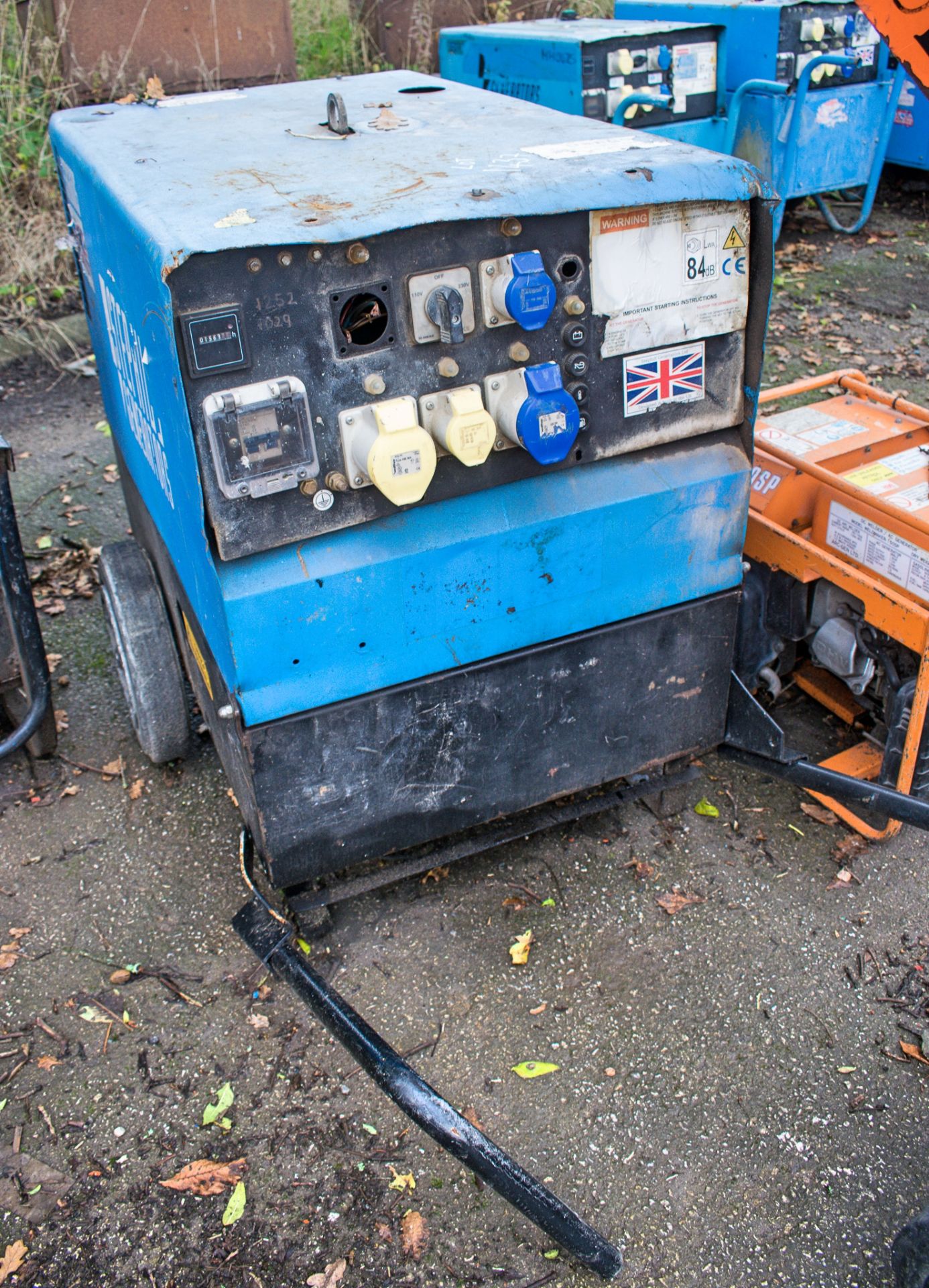 Stephill SSD6000S 6 kva diesel driven generator Recorded Hours: 1563 ** Ignition barrel missing **