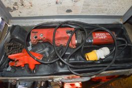 RIDGID 550 110 volt pipe saw Complete with carry case