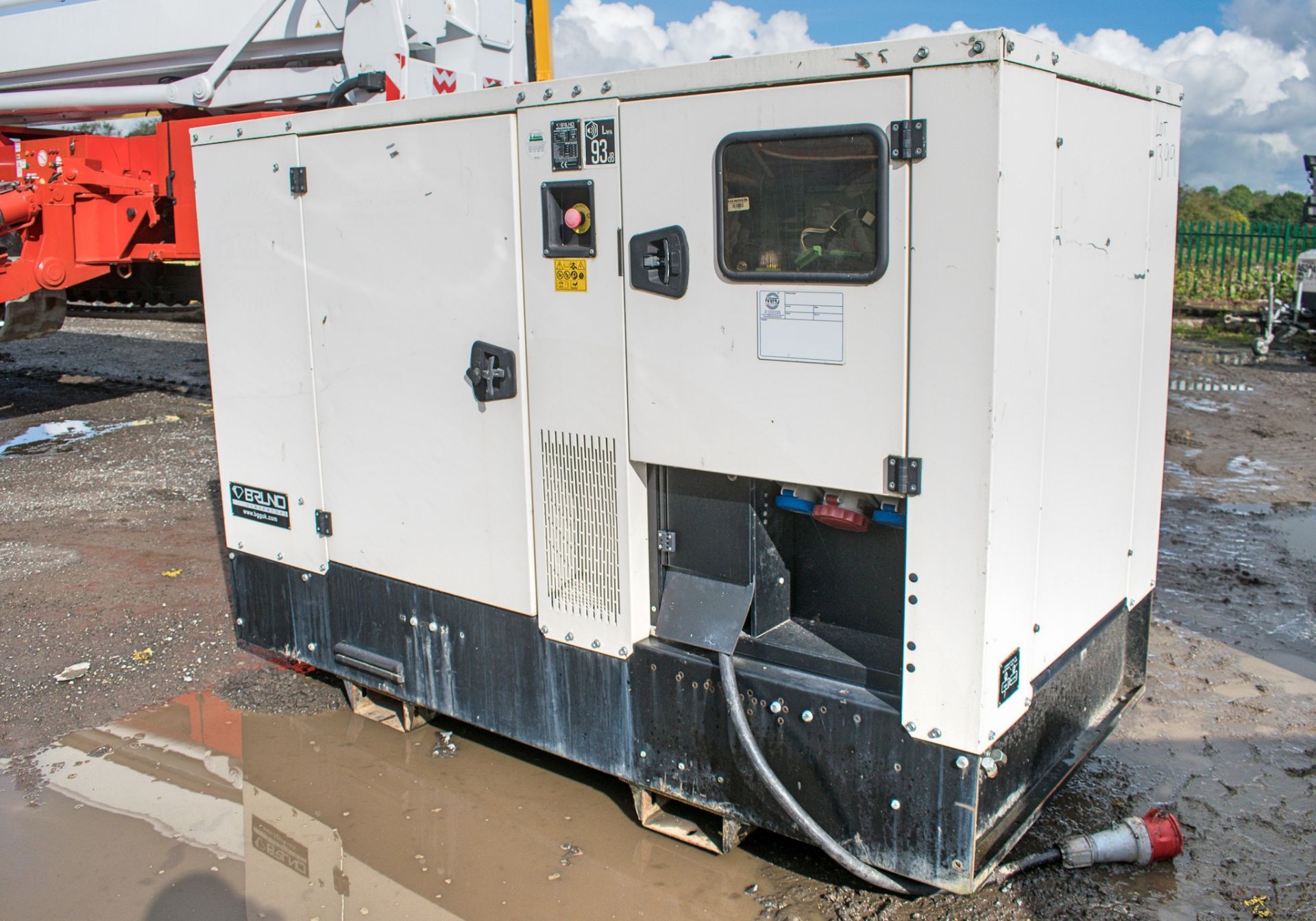 Bruno GX72 PE 60 kva diesel driven generator S/N: 1438175 5111867 ** Control panel missing ** - Image 3 of 7