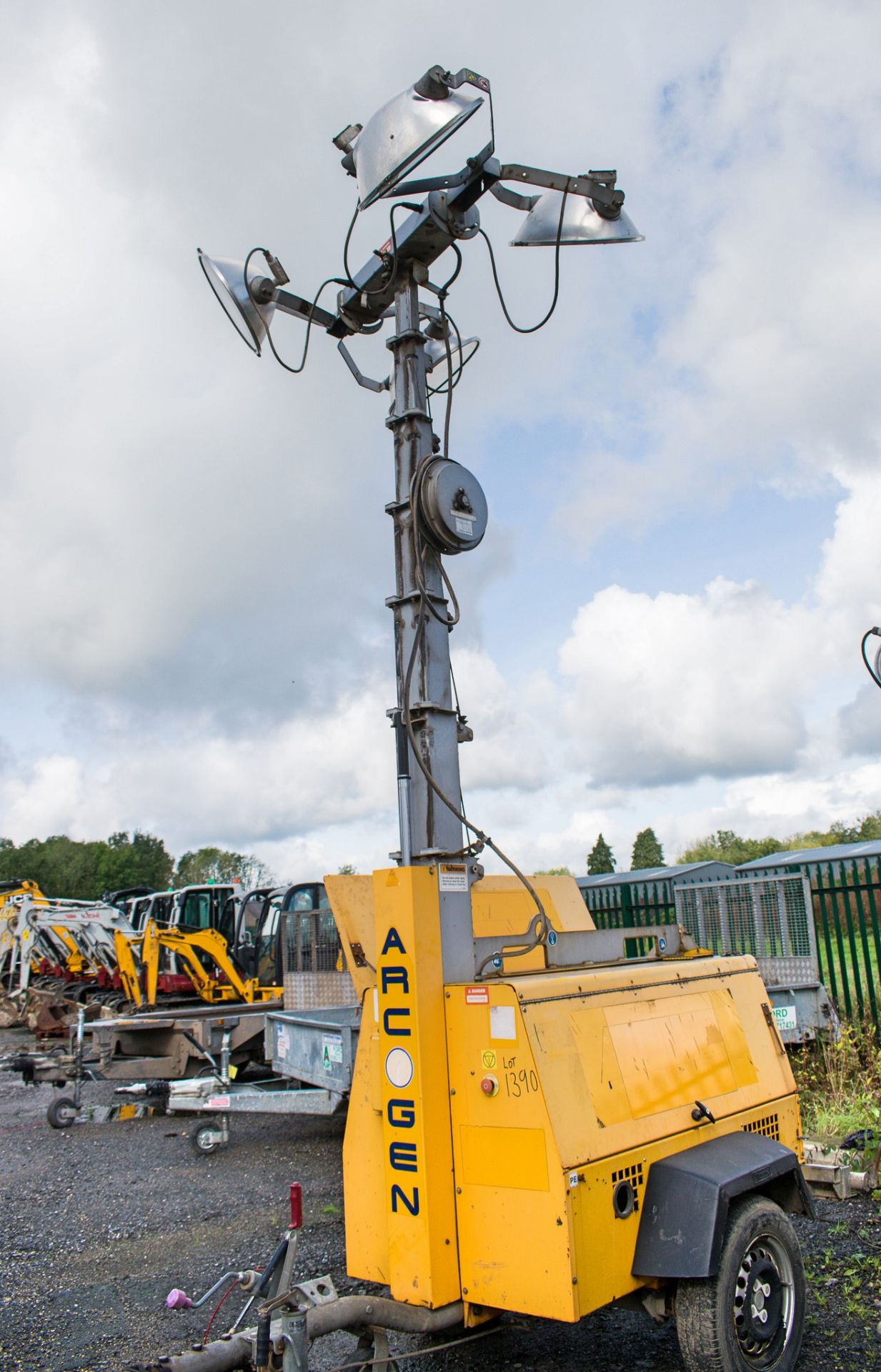 Arcgen diesel driven mobile lighting tower 2456 - Image 7 of 8