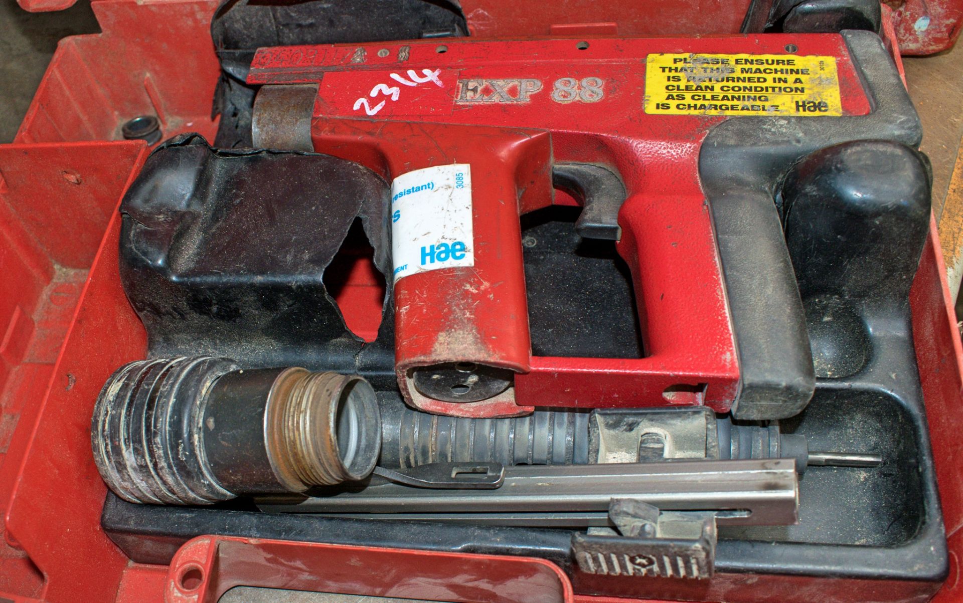 Hilti EXP 88 nail gun for spares c/w carry case