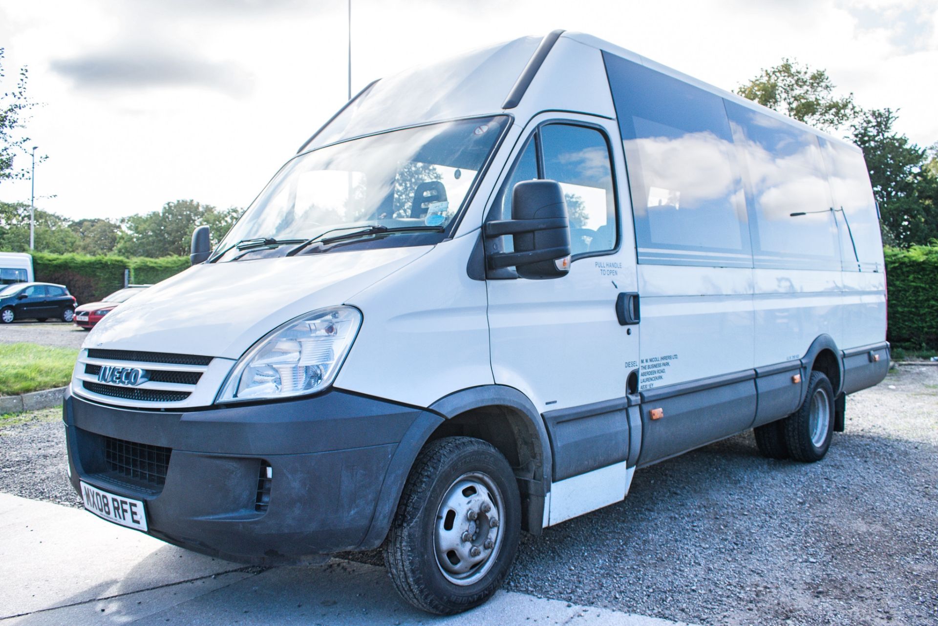 Iveco Daily 40C12 16 seat mini bus Registration Number: MX08 RFE Date of Registration: 06/08/2008 - Image 2 of 9